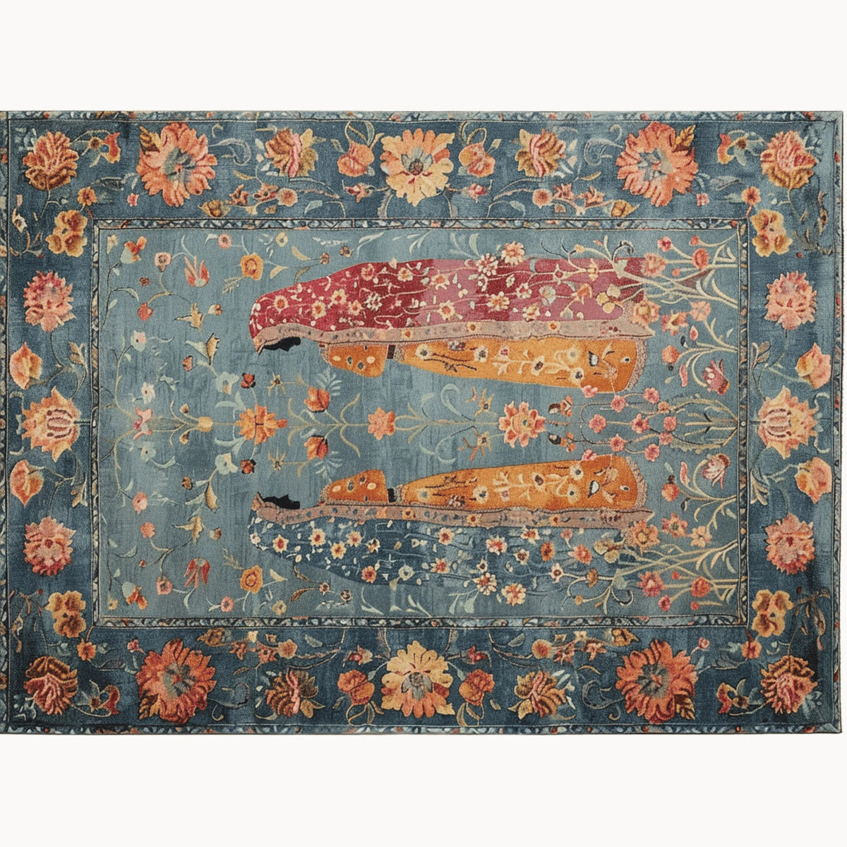 Regal Conversations Hand Knotted Area Rug