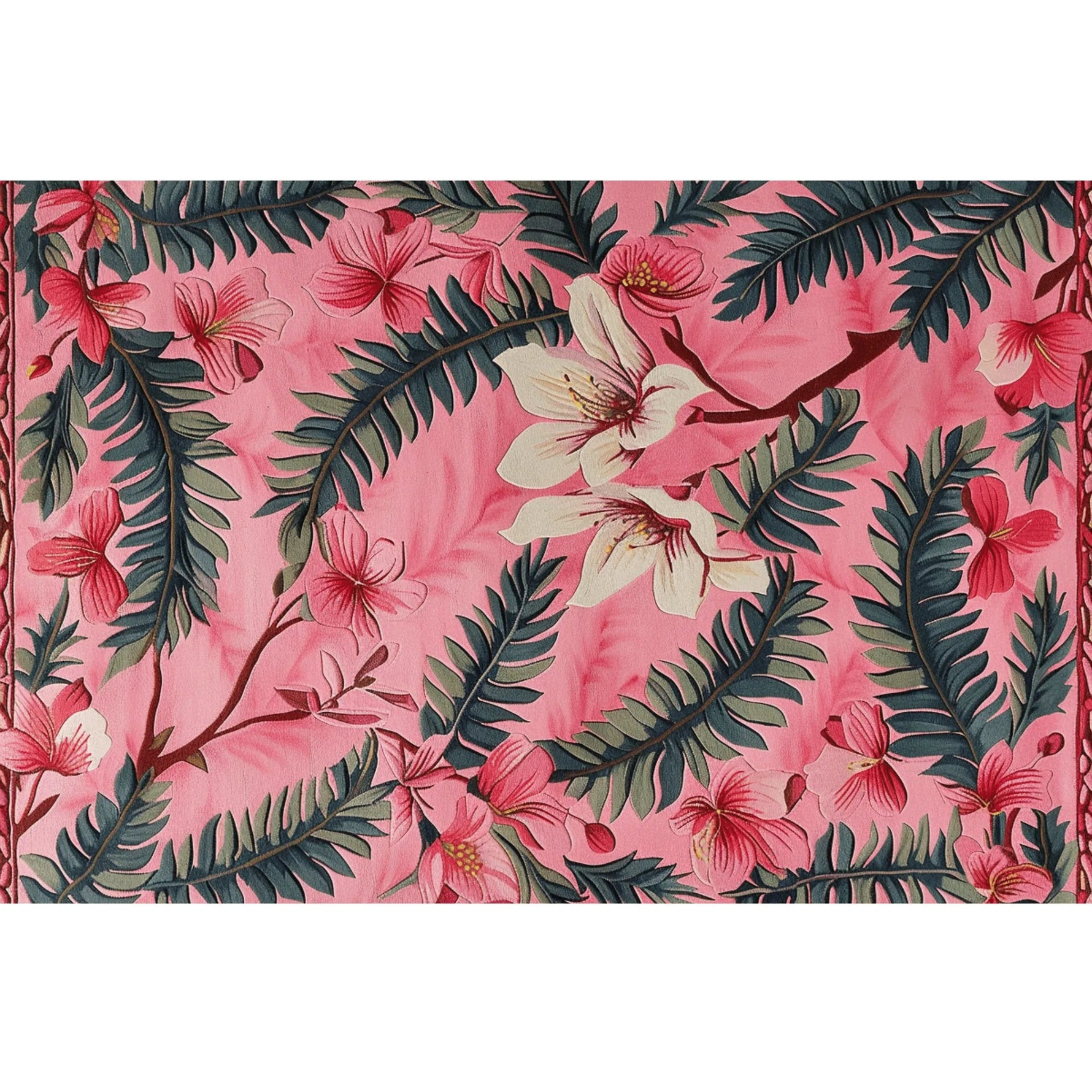 Blushing Garden Hand Tufted Rug