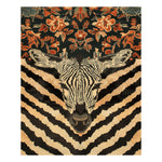 Zebra Fusion Hand Tufted Rug