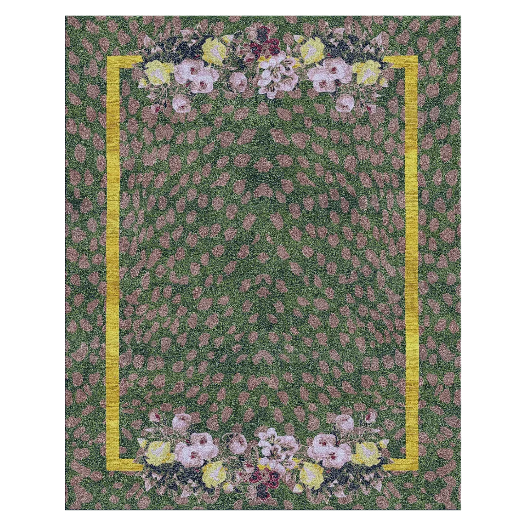 Garden of Courage Hand Tufted Rug - Night