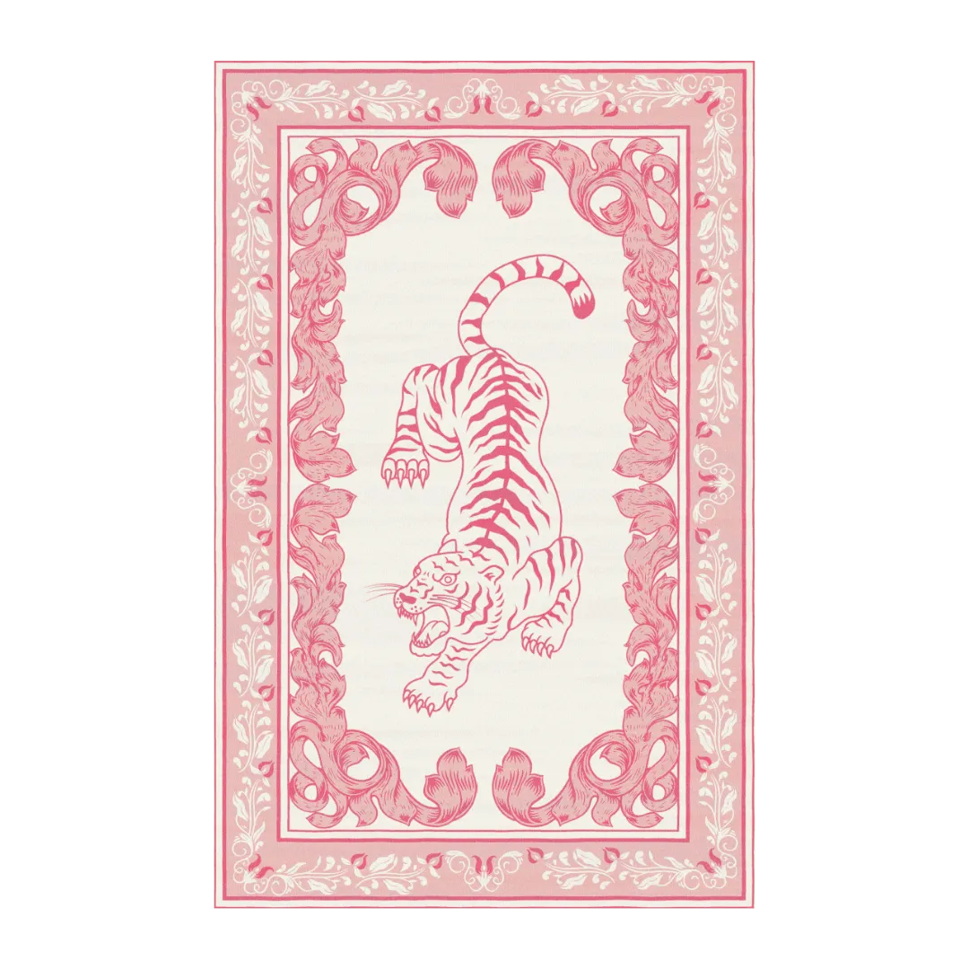 Prowess in Pink Garden Hand-Tufted Rug