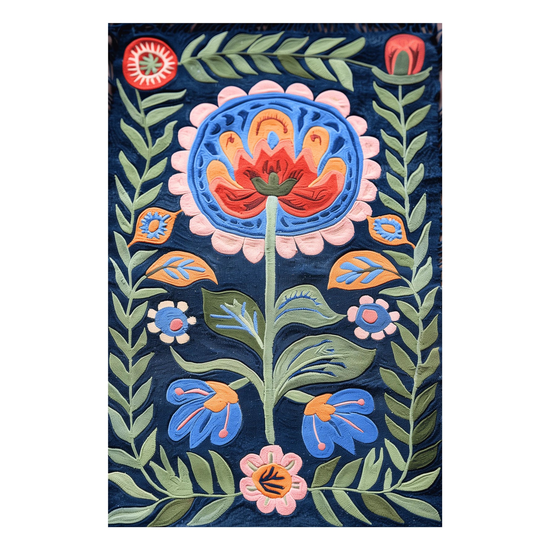 Mexican Fiesta Hand Tufted Rug