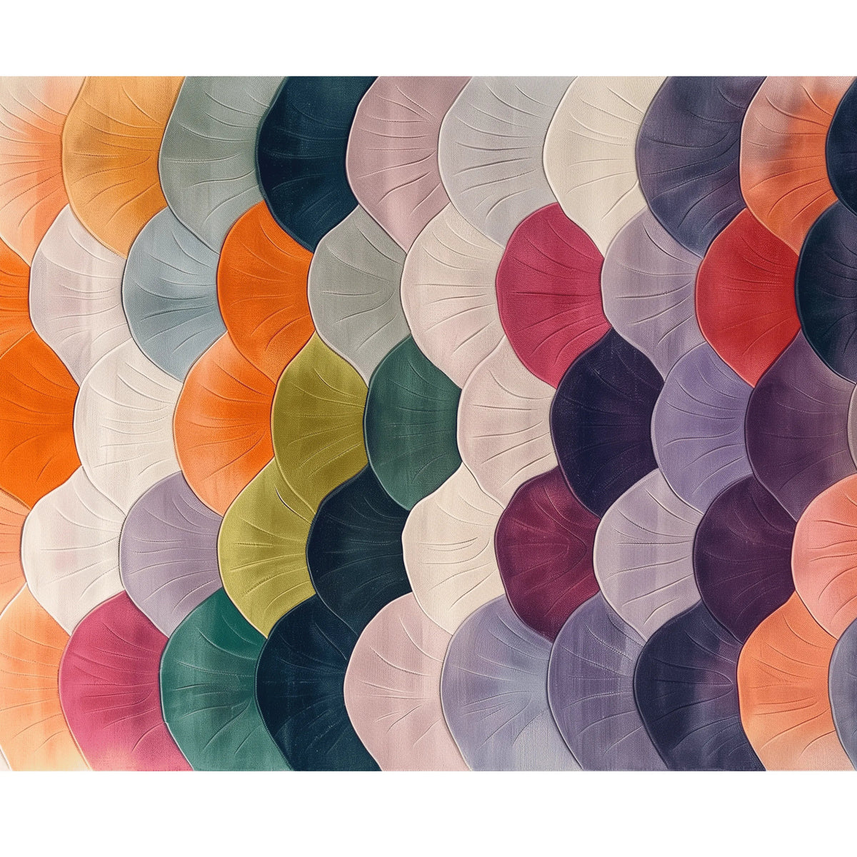 Scale Spectrum Hand Tufted Rug