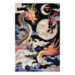 Moonlit Fury Hand Tufted Rug