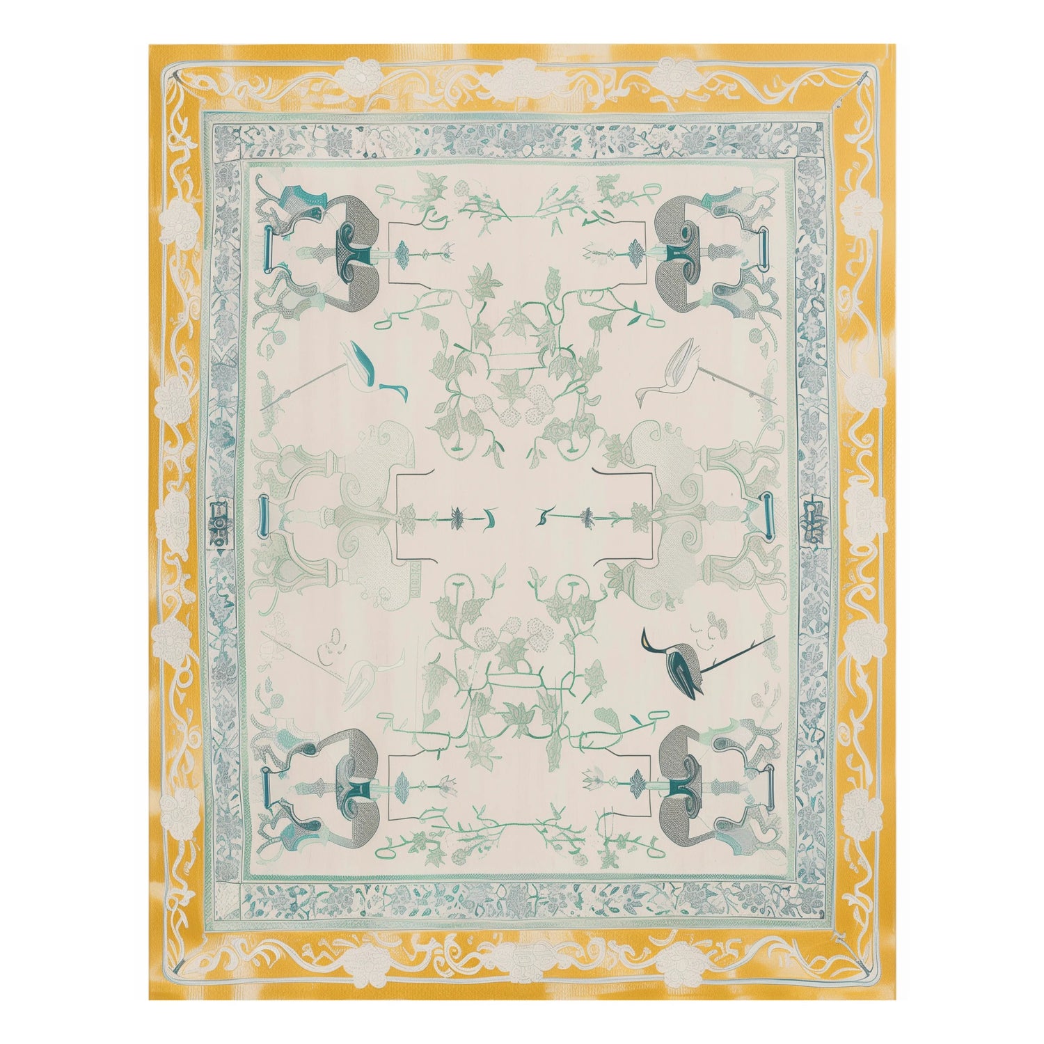 Folk Radiance Hand Tufted Rug