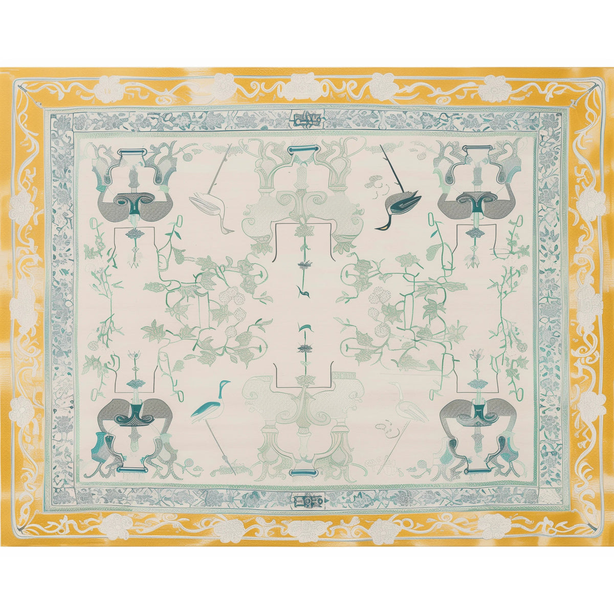 Folk Radiance Hand Tufted Rug