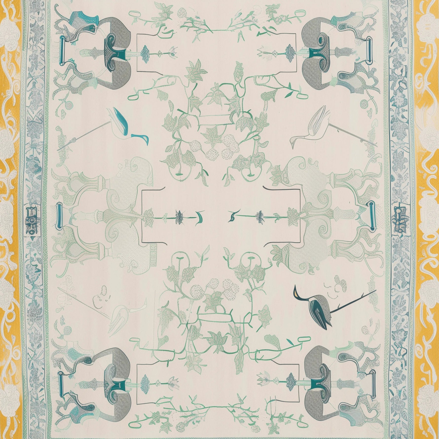 Folk Radiance Hand Tufted Rug