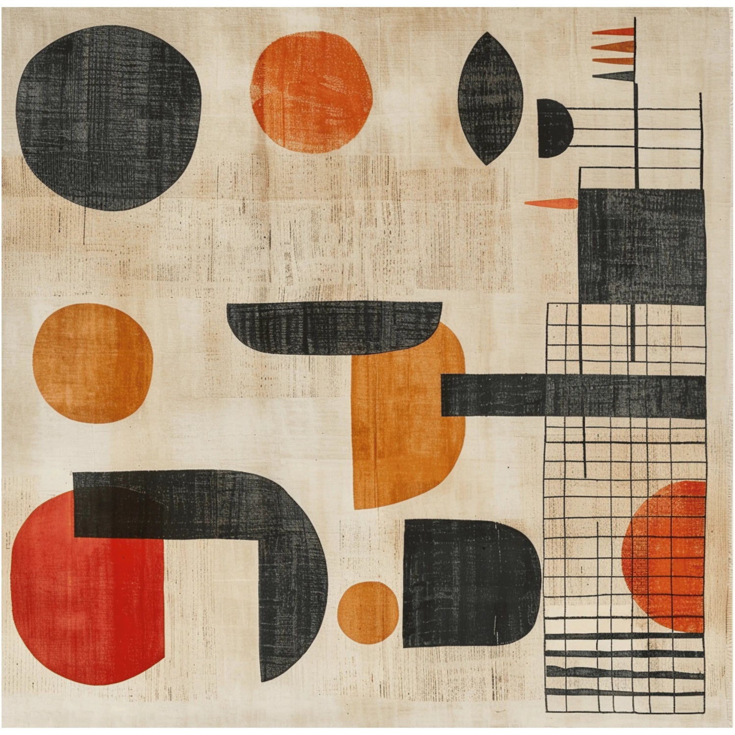 Modernist Opulence Hand Tufted Rug