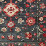 Midnight Floral Trellis Hand Tufted Rug