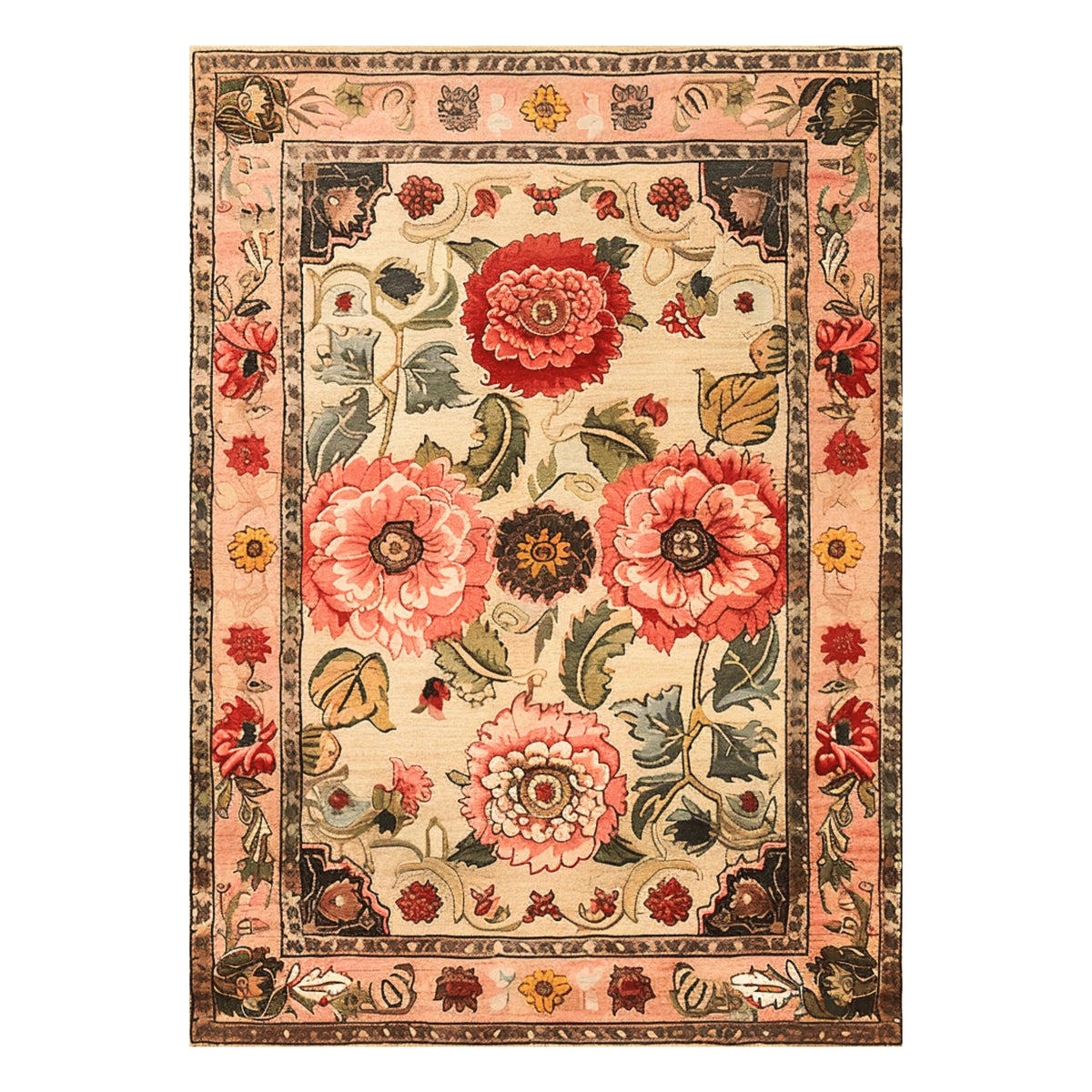 Majestic Blooms Hand Tufted Rug