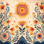 Blooming Sunscape Hand Tufted Rug