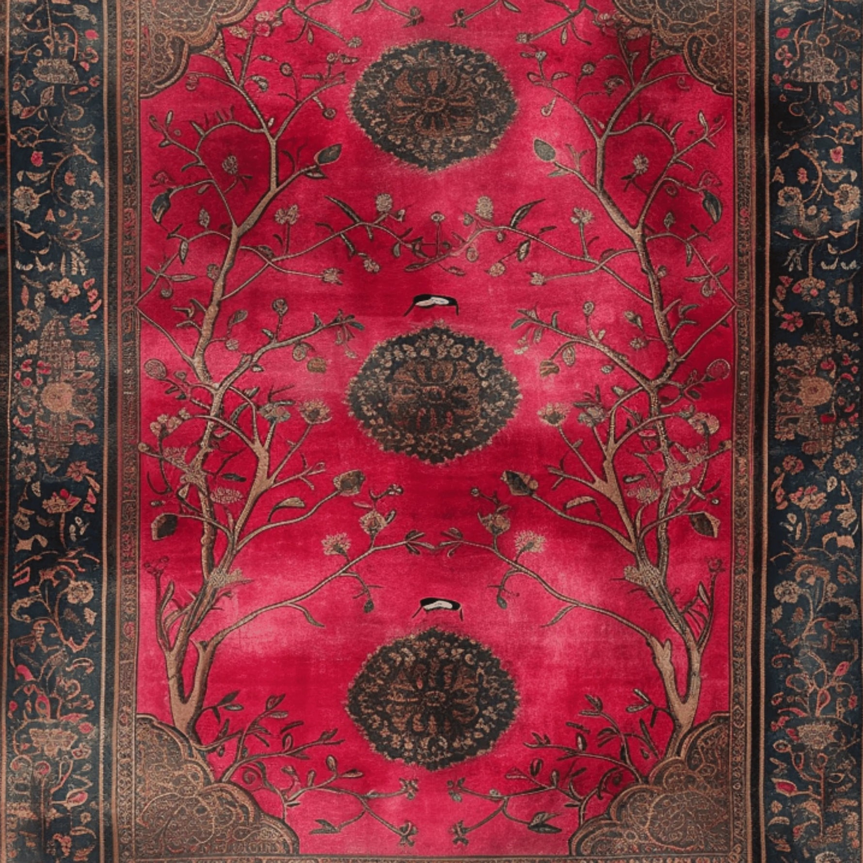 Royal Rosewood Hand Knotted Area Rug