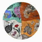 Botanical Harmony Hand Tufted Round Rug