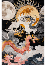 Celestial Dragon Chorus Hand Tufted Rug