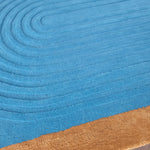 Water Earth and Sun Hand Tufted Wool Rug