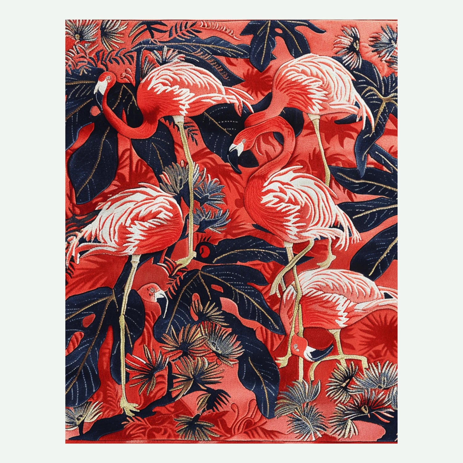 Flamingo Fiesta Hand Tufted Rug