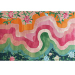 Floral Wavefront Hand Tufted Rug