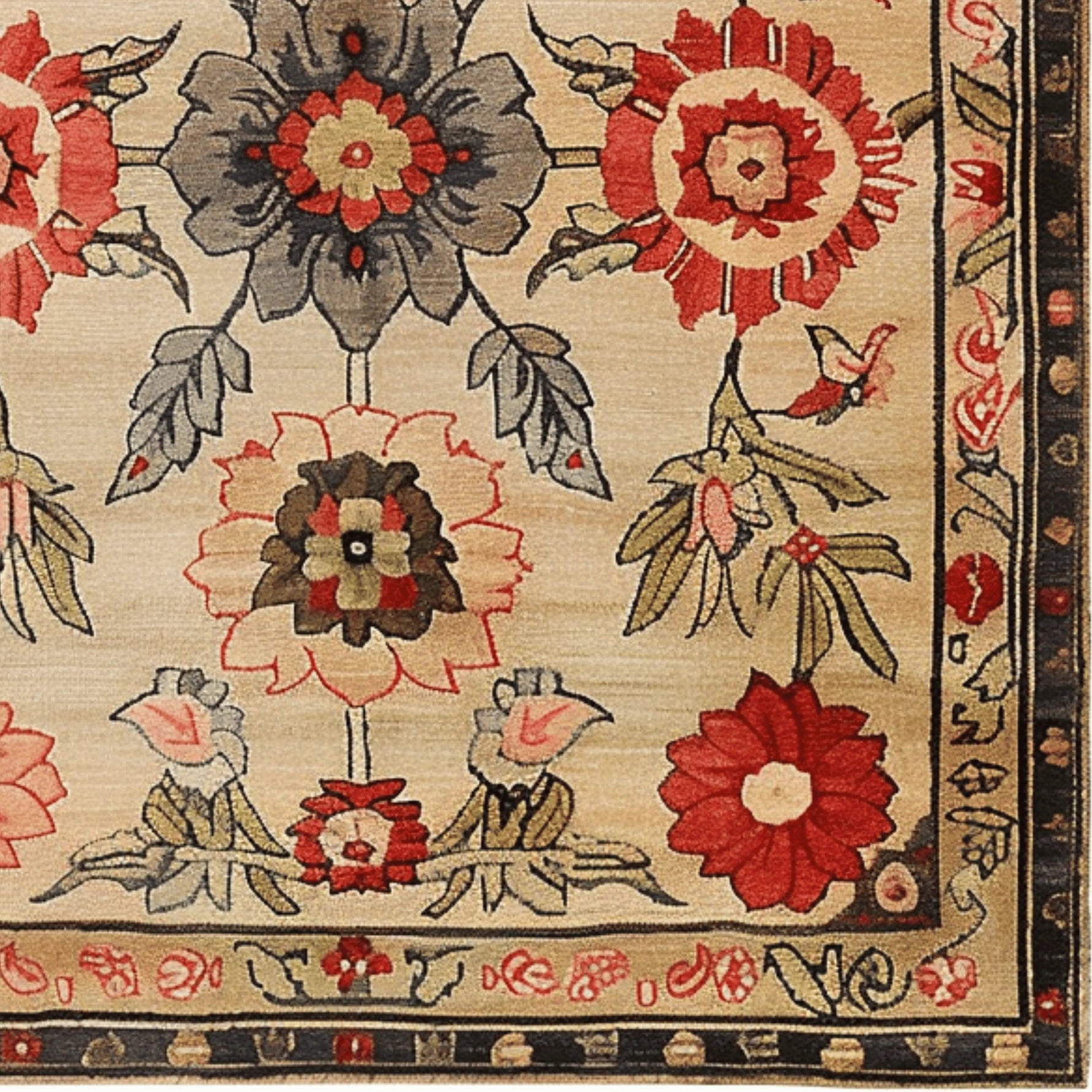 Royal Blossom Hand Tufted Rug