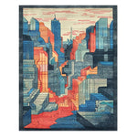 Urban Skyline Hand Tufted Rug