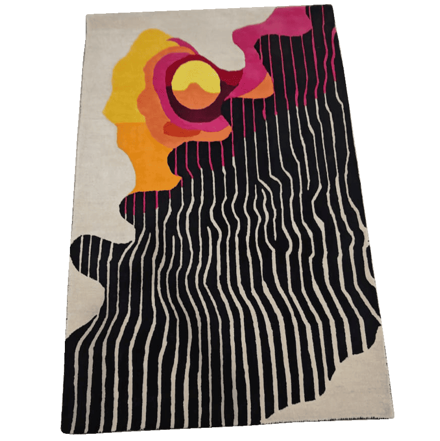 Abstract Aura Hand Tufted Rug  - MAIA HOMES