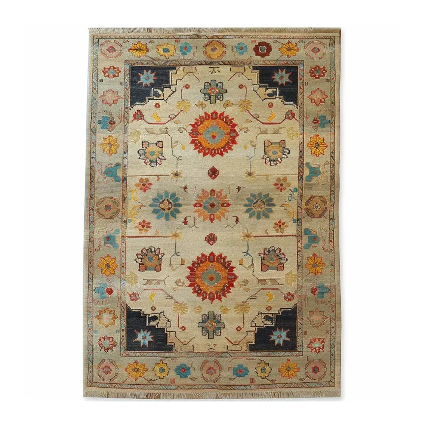 Ancient Artifact Hand Knotted Area Rug