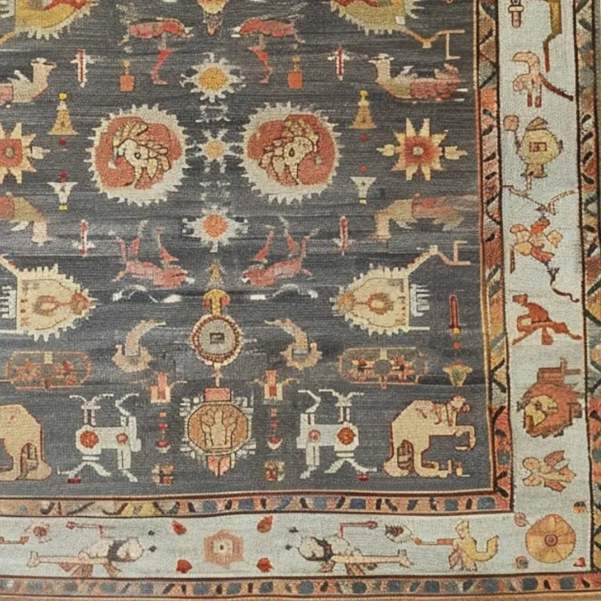 Ancient Caravan Hand Knotted Area Rug