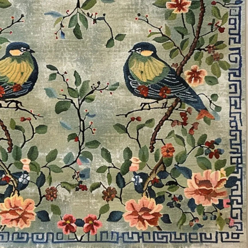 Avian Serenade Hand Tufted Rug