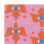 Azure Avian Hand Tufted Wool Rug - Pink