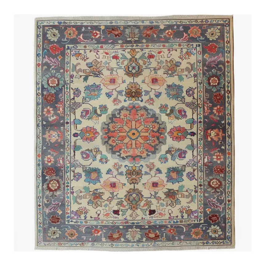 Blossom Vista Hand Knotted Area Rug