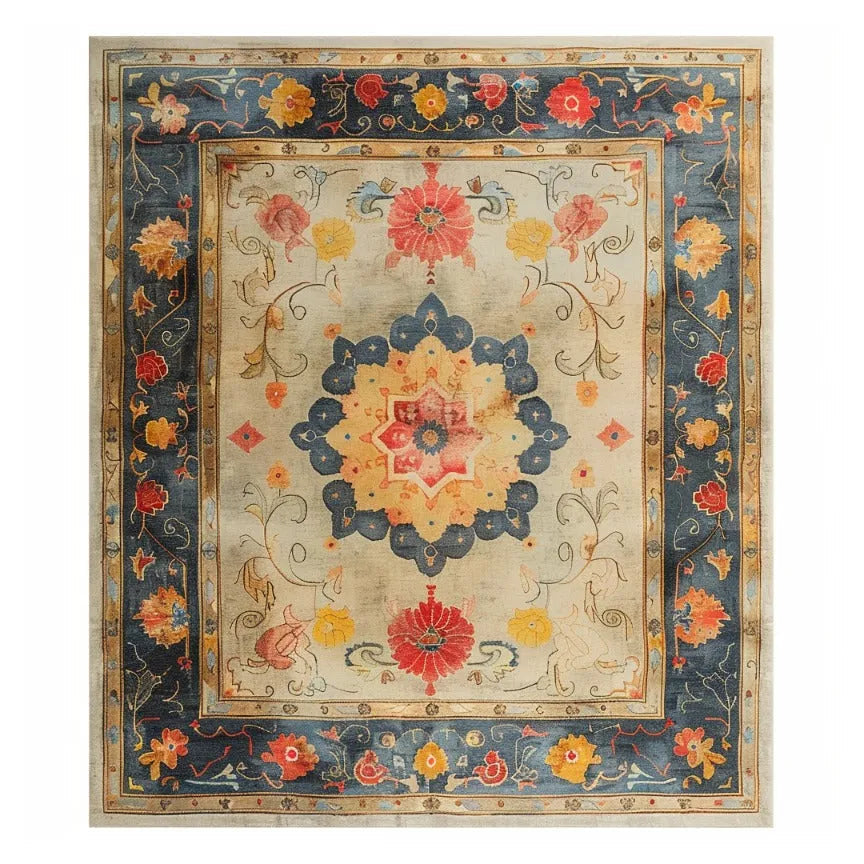 Botanical Grace Wool Hand Knotted Area Rug