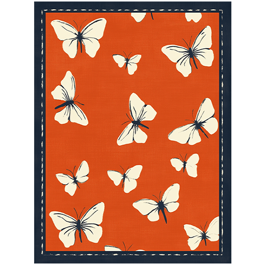 The Butterfly Serenade Hand-Tufted Rug is a captivating piece that brings the delicate beauty of butterflies into your home decor. Crafted with meticulous attention to detail, this rug features a graceful butterfly design set against a vibrant background, creating a harmonious blend of colors and patterns.