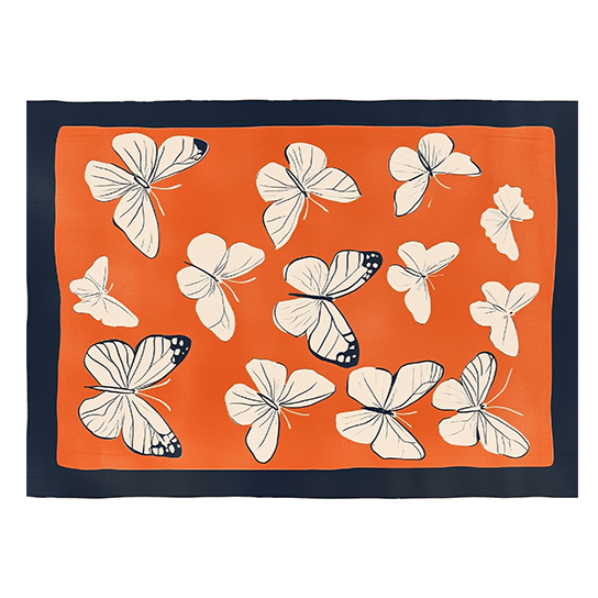 Chasing Butterflies Hand Tufted Rug - MAIA HOMES