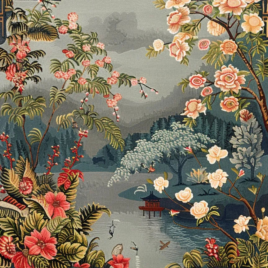 Chinoiserie Vista Hand Tufted Rug