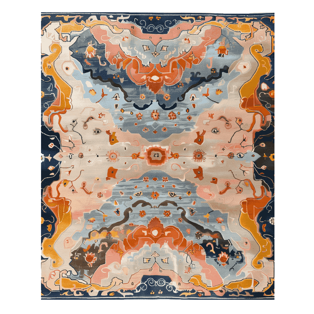 Cosmic Dance Hand Tufted Rug