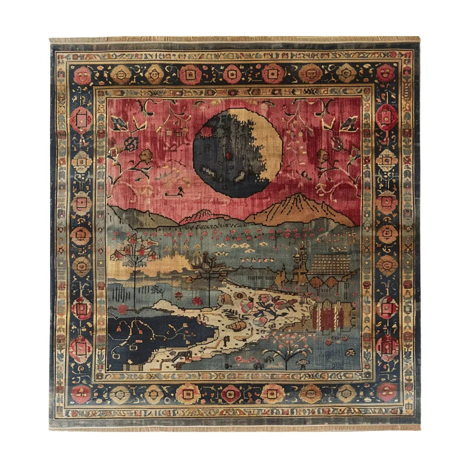 Countryside Charm Hand Knotted Area Rug