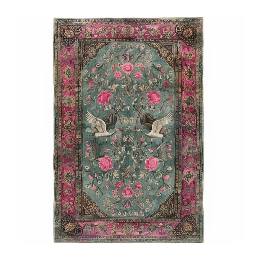 Crane's Ballet Hand Knotted Area Rug