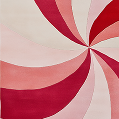 Crimson Swirl Hand Tufted Rug - MAIA HOMES