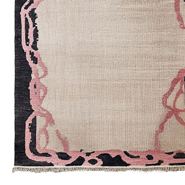 Crimson Thread Hand Knotted Wool Rug - 1001 KNOTS