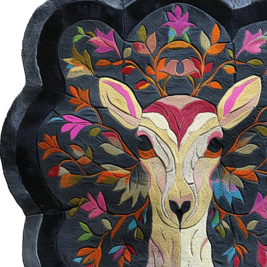 Deer Paradise Hand Tufted Rug