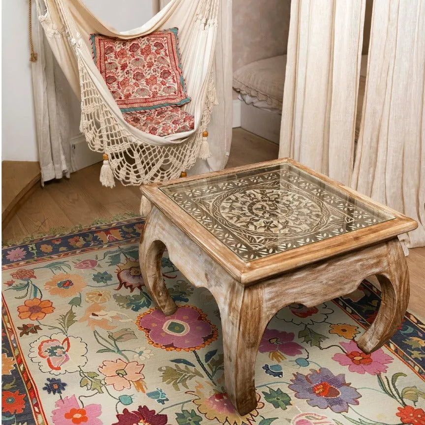 Dreamy Floral Hand Knotted Area Rug