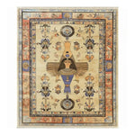 Egyptian Mythology Hand Knotted Area Rug