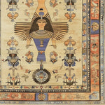 Egyptian Mythology Hand Knotted Area Rug