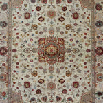 Embellished Flower Hand Knotted Area Rug
