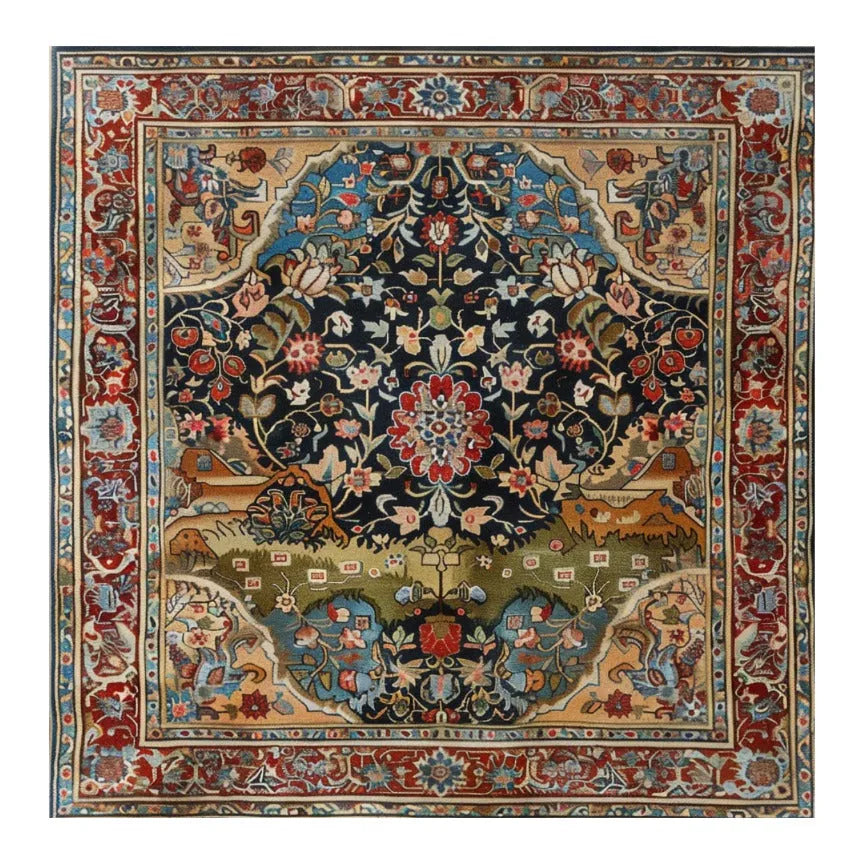 Eternal Blossom Wool Hand Knotted Area Rug