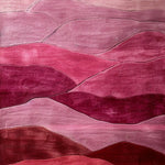 Ethereal Waves Hand Tufted Wool Runner Rug