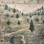 Evergreen Elegance Hand Tufted Rug