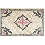 Fabled Petal Crest Hand Tufted Rug - MAIA HOMES