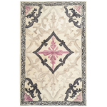 Fabled Petal Crest Hand Tufted Rug - MAIA HOMES