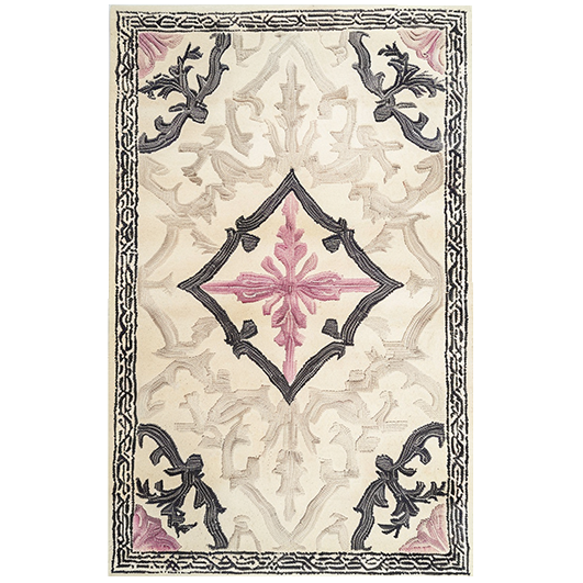 Fabled Petal Crest Hand Tufted Rug - MAIA HOMES