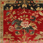 Flame Blossom Hand Tufted Wool Rug